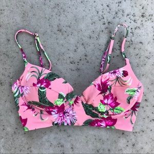 Tori Praver Floral Bikini Top